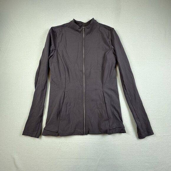 Nike Yoga Jacket Womens Medium Light Purple Dri-Fit Luxe Full Zip Fitted DD5533 - Picture 1 of 11